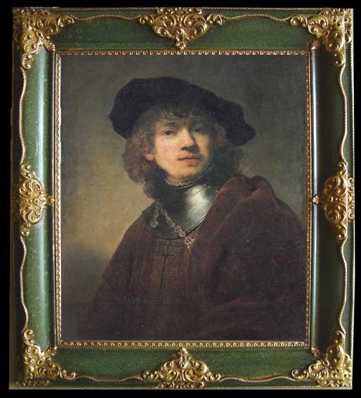 framed  REMBRANDT Harmenszoon van Rijn Self-Portrait, Ta119-4